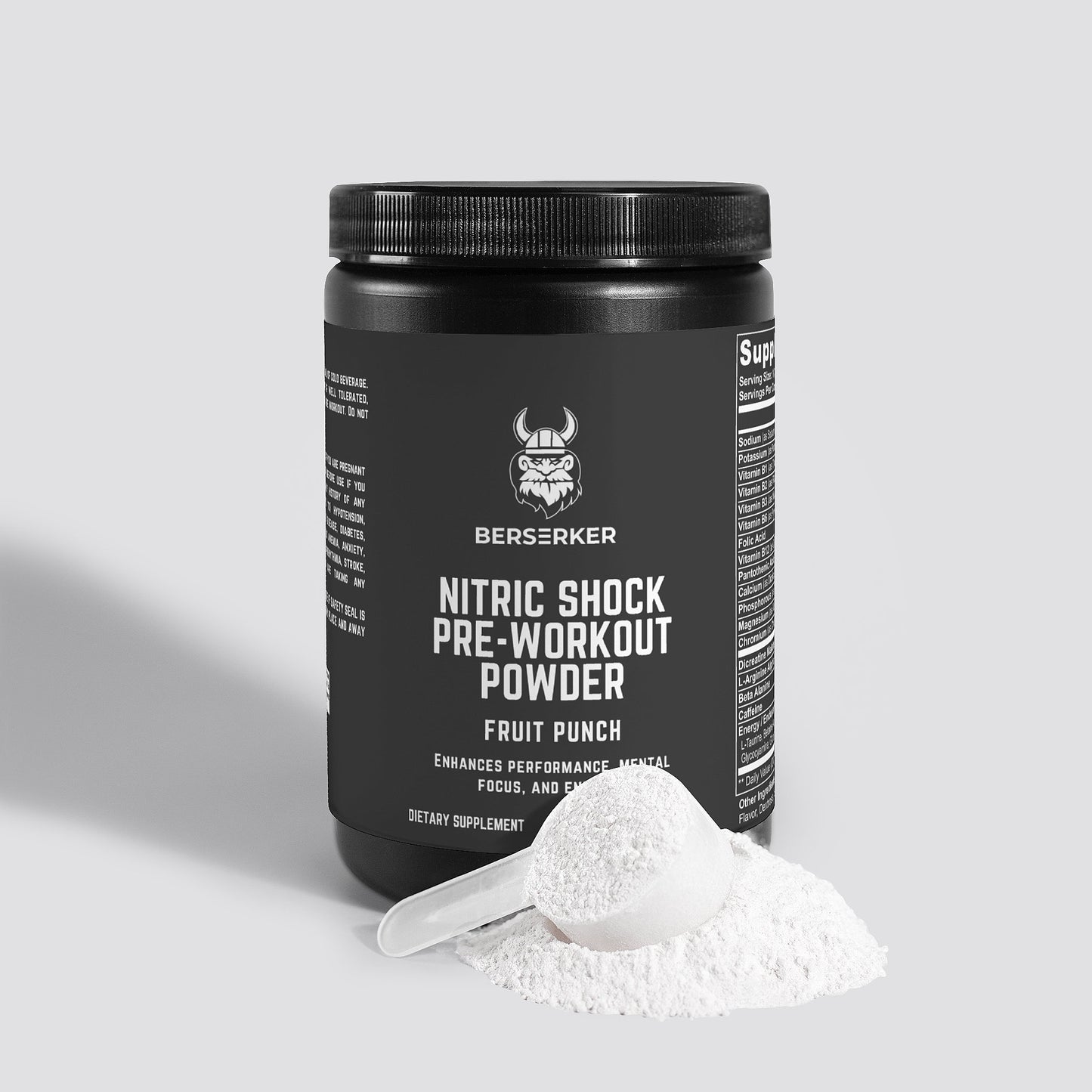 Berserker Labs Go Berserk – Explosive Pre-Workout Powder (Fruit Punch)